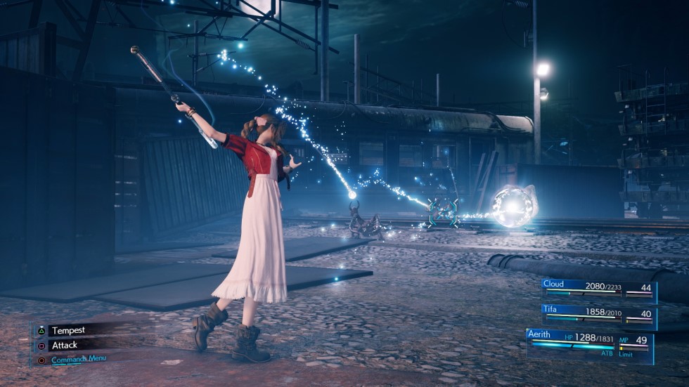 Kampfszene Final Fantasy 7 Remake